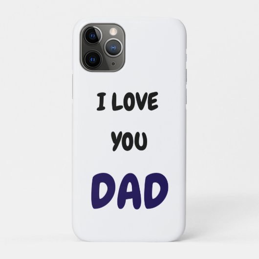 Ik hou van je papa Elegant en modern Case-Mate iPhone Case (Achterkant)