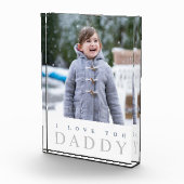 Ik hou van je papa / Elegant Kind Fotoblokken (Rechts)