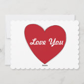 Ik hou van je, papa feestdagenkaart (Achterkant)