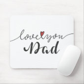 Ik hou van je, papa, gelukkige Vaderdag | MUISMAT (Met muis)