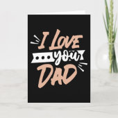 Ik hou van je Papa Kaart (Voorkant)