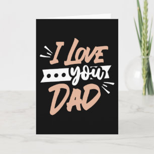 Ik hou van je Papa Kaart