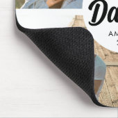 Ik hou van je, papa | Papa Photo Grid Muismat (Hoek)