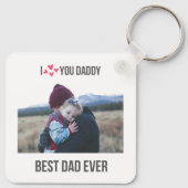 IK HOU VAN JE PAPA SLEUTELHANGER 2 FOTO CUSTOM (Achterkant)