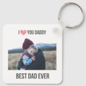 IK HOU VAN JE PAPA SLEUTELHANGER 2 FOTO CUSTOM (Achterkant)