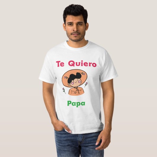 Ik hou van je papa t-shirt (Voorkant volledig)