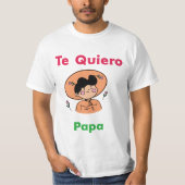 Ik hou van je papa t-shirt (Voorkant)