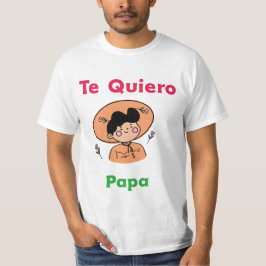 Ik hou van je papa t-shirt