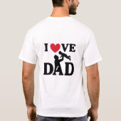 Ik hou van je papa t-shirt (Achterkant)