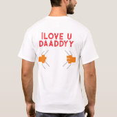 Ik hou van je, papa t-shirt (Achterkant)