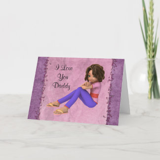 Ik hou van je, papa Verjaardag Vaderdag Kaart