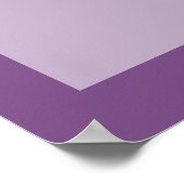 Ik hou van je persoonlijke foto Paars Poster (Hoek)