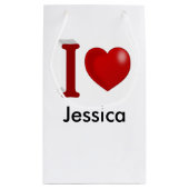 Ik hou van je persoonlijke Valentijnsdag Klein Cadeauzakje (Achterkant)