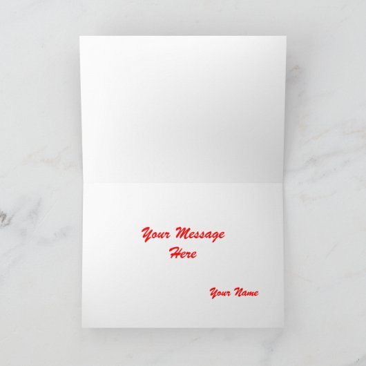 Ik hou van je pinguïn Kaart (Binnen)