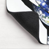 Ik hou van je Planet Earth Mousepad Muismat (Hoek)