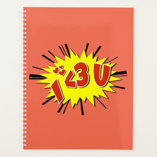 Ik hou van je planner (Voorkant)