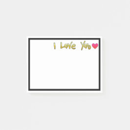 Ik hou van je post-it® notes