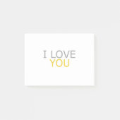 Ik hou van je post-it® notes (Voorkant)