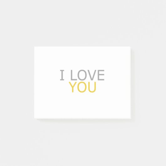 Ik hou van je post-it® notes (Voorkant)