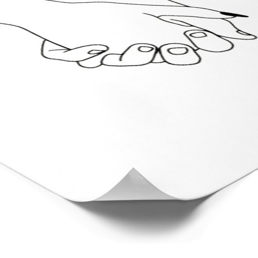 Ik hou van je poster (Hoek)