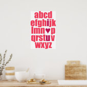 Ik hou van je poster (Keuken)