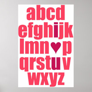 Ik hou van je poster