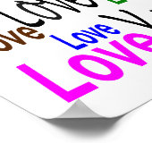 Ik hou van je Poster (Hoek)