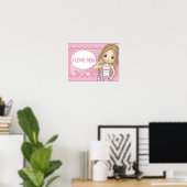 Ik hou van je poster (Thuiskantoor)