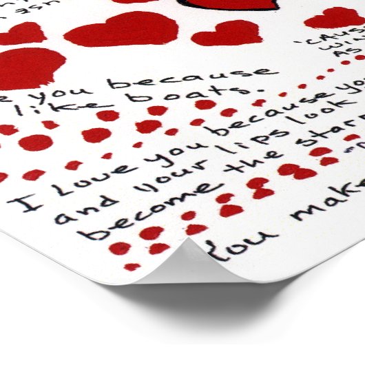 Ik hou van je! poster (Hoek)