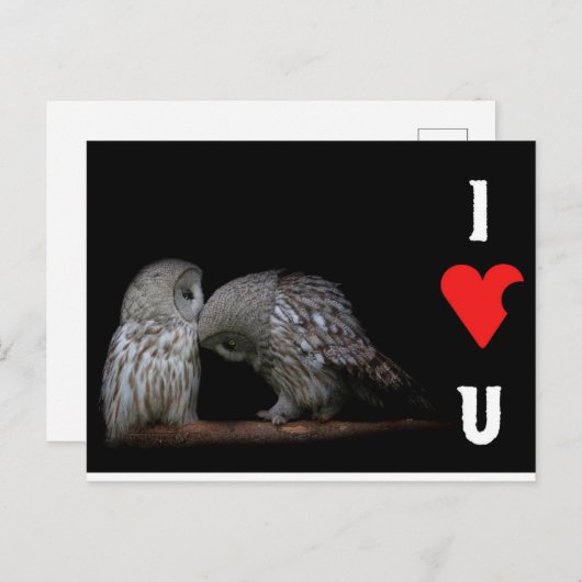 Ik hou van je postkaart (Voorkant / Achterkant)