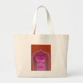 Ik hou van je prettige kersthart grote tote bag (Voorkant)
