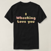 Ik hou van je proefkonijn t-shirt (Design voorkant)