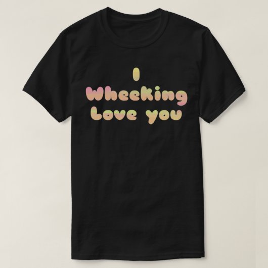 Ik hou van je proefkonijn t-shirt (Design voorkant)
