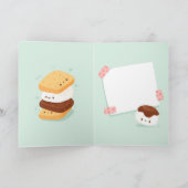 Ik hou van je pun-kaarten bedankkaart (Binnen)