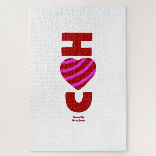 Ik hou van je puzzel 50,8 x 76,2 cm (Verticaal)