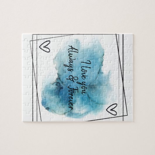 Ik hou van je puzzel legpuzzel (Horizontaal)