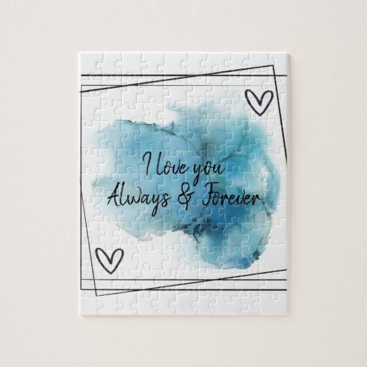 Ik hou van je puzzel legpuzzel (Verticaal)