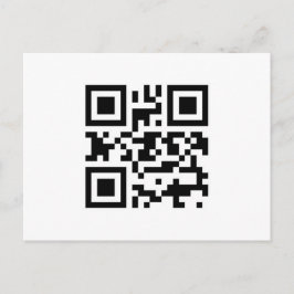 Ik hou van je QR-Briefkaart Briefkaart