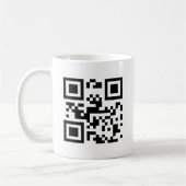 Ik hou van je - QR-code Koffiemok (Links)
