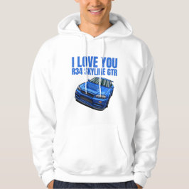 Ik hou van je R34 Skyline GTR Hoodie