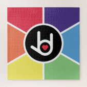 Ik hou van je, Rainbow Legpuzzel (Verticaal)