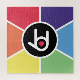 Ik hou van je, Rainbow Legpuzzel