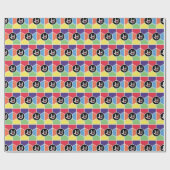 Ik hou van je, Rainbow Wrapping Paper Cadeaupapier (Vlak)