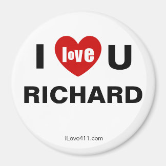 Ik hou van je RICHARD Fridge Magnet