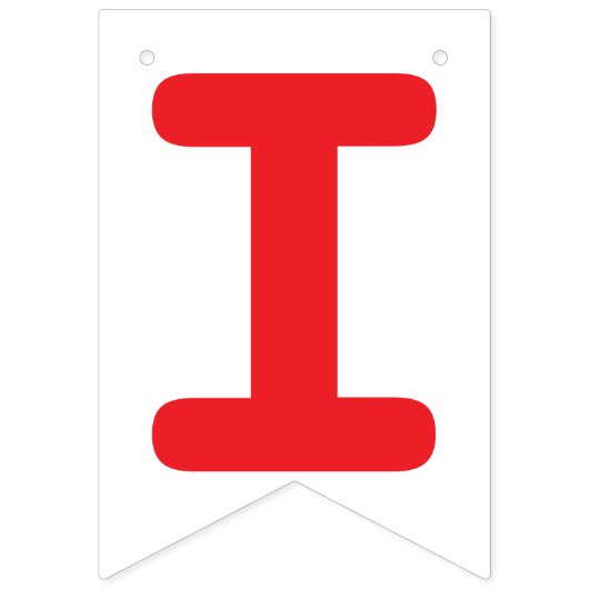 Ik hou van je rode harten Valentijn bruiloft Vlaggetjes (Derde vlag)