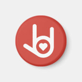 Ik hou van je, rode magneet (Voorkant)