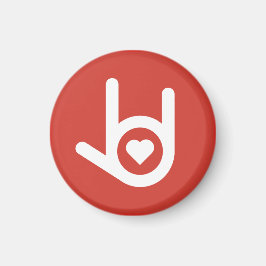 Ik hou van je, rode magneet