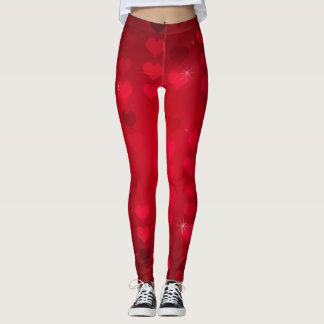 Ik hou van je rode Valentijnsdag Leggings