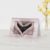 Ik hou van je romanc. Mijn hart ligt in je handen. Kaart (Gele Bloem)