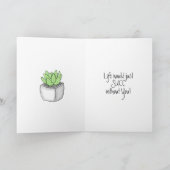 Ik hou van je | Romantic en Funny Kaart (Binnen)